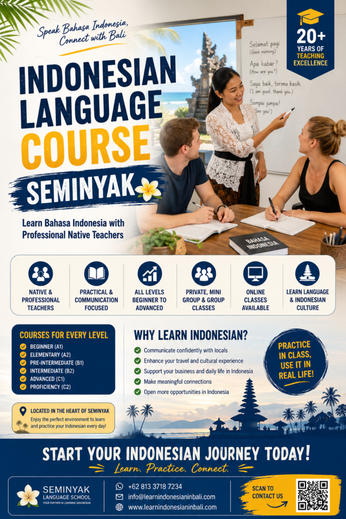 Indonesian Language Course Seminyak